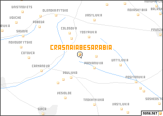 map of Crasnaia Besarabia