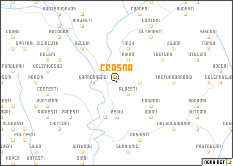 map of Crasna