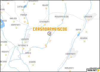map of Crasnoarmeiscoe