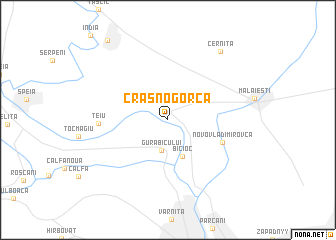 map of Crasnogorca