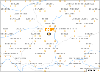 map of Cras