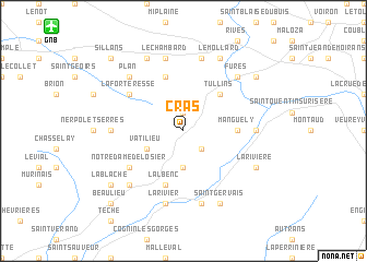 map of Cras