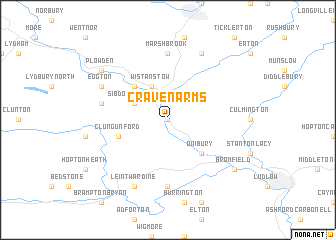 map of Craven Arms