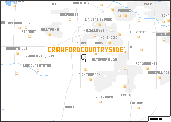 map of Crawford Countryside