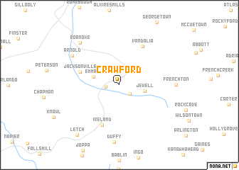 map of Crawford