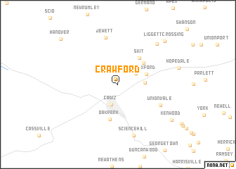 map of Crawford