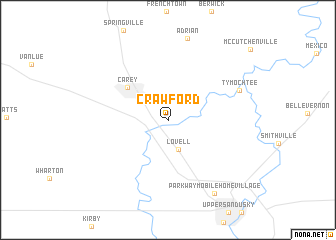 map of Crawford