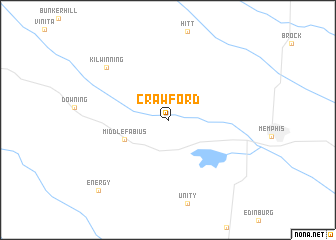 map of Crawford