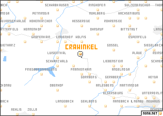 map of Crawinkel