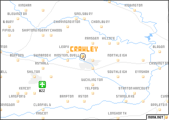 map of Crawley