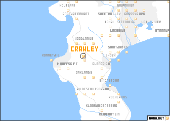 map of Crawley