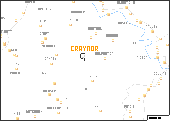 map of Craynor