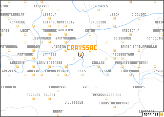 map of Crayssac