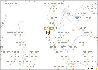 map of Craz