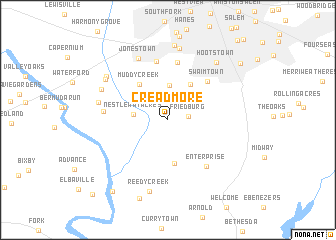 map of Creadmore