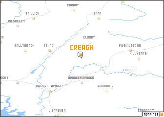 map of Creagh