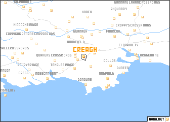 map of Creagh