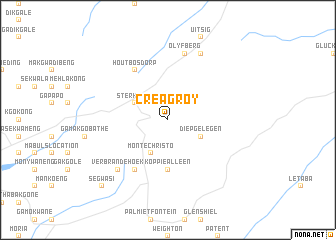 map of Creag Roy