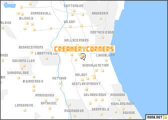 map of Creamery Corners