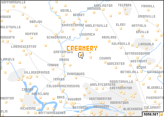 map of Creamery