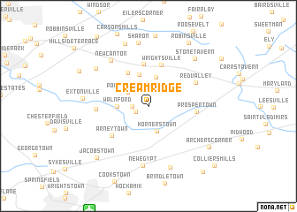 map of Cream Ridge