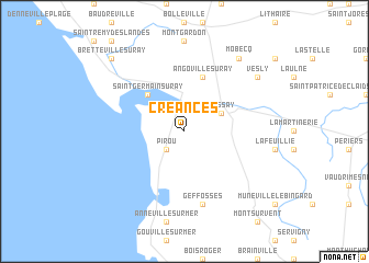 map of Créances