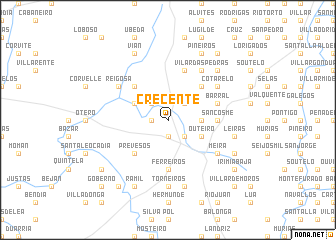 map of Crecente