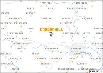 map of Credenhill