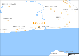 map of Creduff