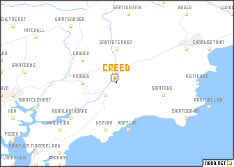 map of Creed