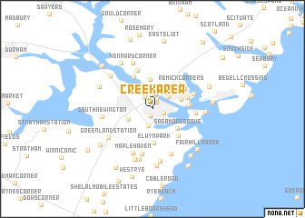 map of Creek Area