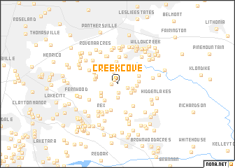 map of Creek Cove