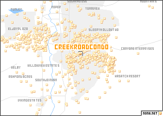 map of Creek Road Condo