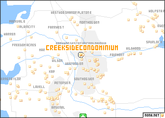 map of Creekside Condominium