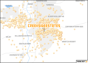 map of Creekside Estates