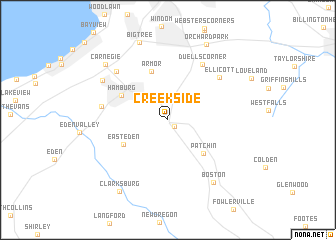 map of Creekside