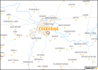 map of Creek Side