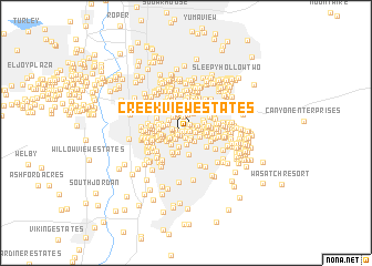 map of Creekview Estates