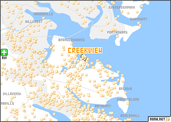 map of Creek View