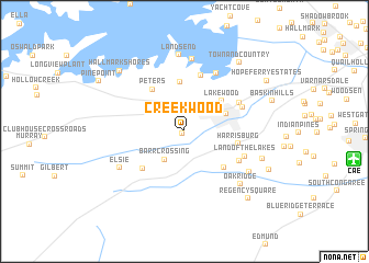 map of Creekwood