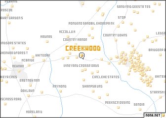 map of Creekwood