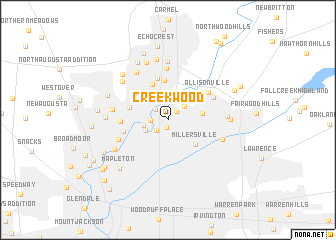 map of Creekwood