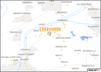 map of Creekwood