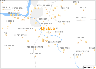 map of Creels