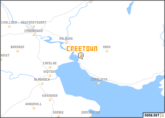 map of Creetown