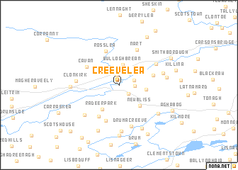 map of Creevelea