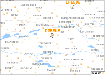map of Creeve