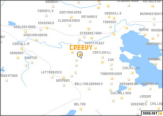 map of Creevy