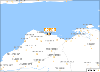 map of Cregg