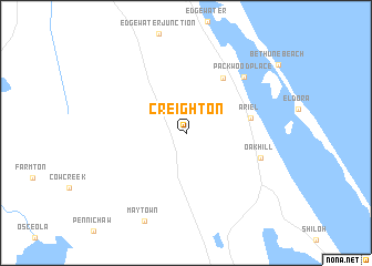 map of Creighton